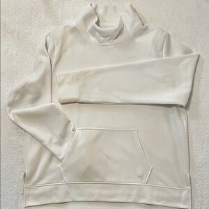 Under Armour Women’s Mock-Neck Pullover, White, Size L